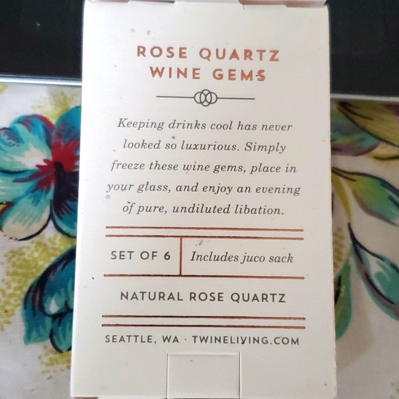 Rose Quartz Wine Gems - Picture 2 of 3